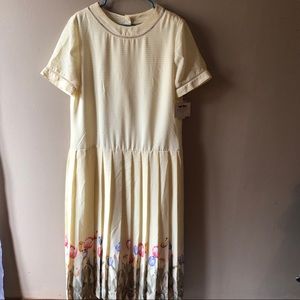 NEW Susan Bristol floral dress Sz 12 vintage